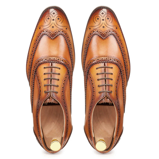 Wingtip Oxford Light Tan