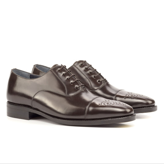Captoe Oxfords Dark Brown