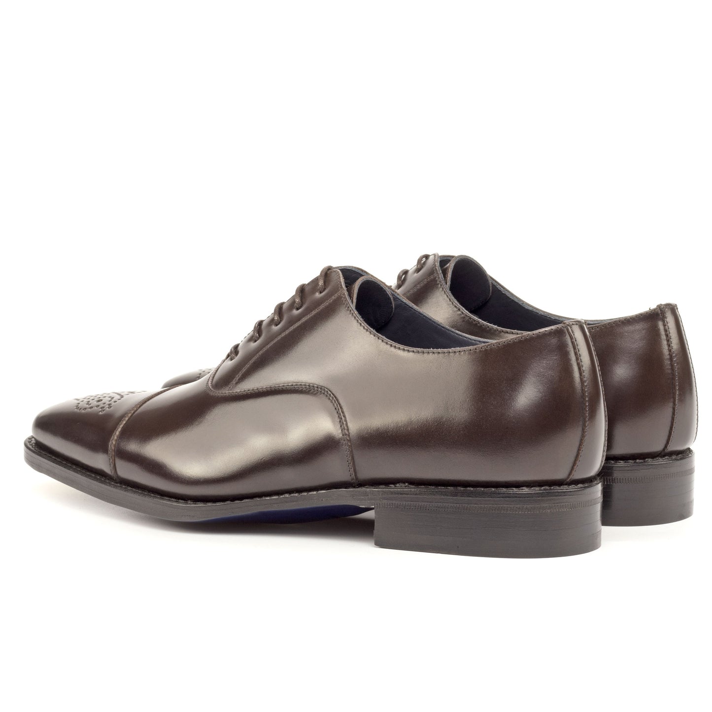 Captoe Oxfords Dark Brown