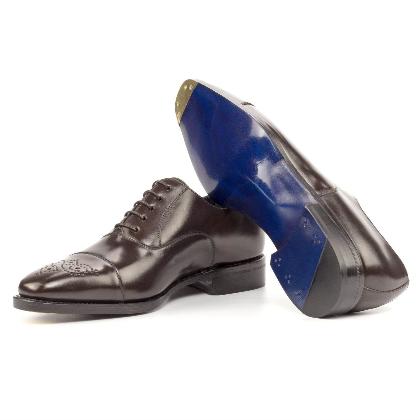 Captoe Oxfords Dark Brown