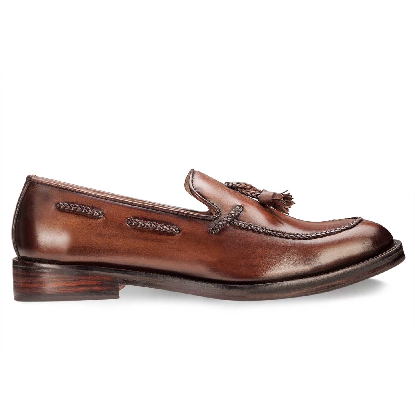 Tassel Loafer Mid Brown