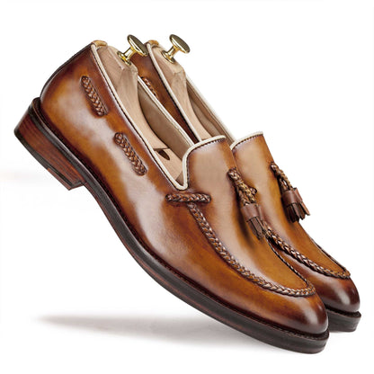 Tassel Loafer Light Brown