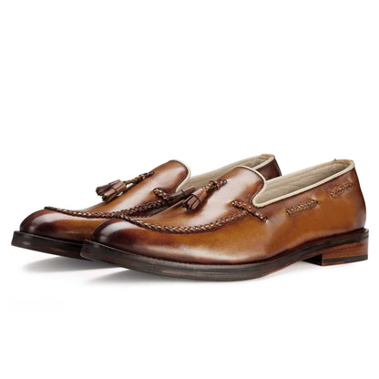 Tassel Loafer Light Brown