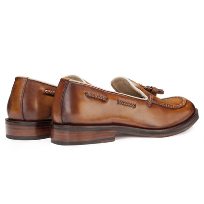 Tassel Loafer Light Brown