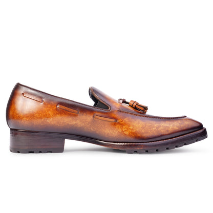 Tassel Loafer Cognac