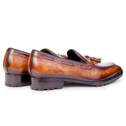 Tassel Loafer Cognac
