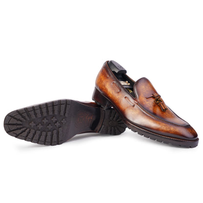 Tassel Loafer Cognac