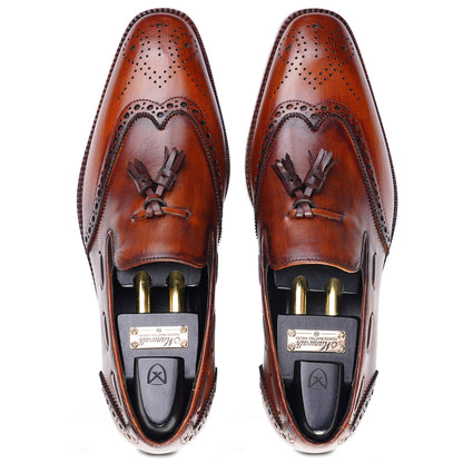 Wingtip Loafer Cognac